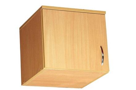 Антресоль 1-дверна, з ламінованої ДСП,для зберігання документів, книг, дидактичного матеріалу,(ТОВ ‘’АЛМАНТ’’), 402х403х372 мм.